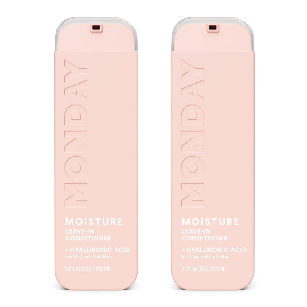 MONDAY HAIRCARE Moisture Leave-in Conditioner 5 Oz Dual Pack