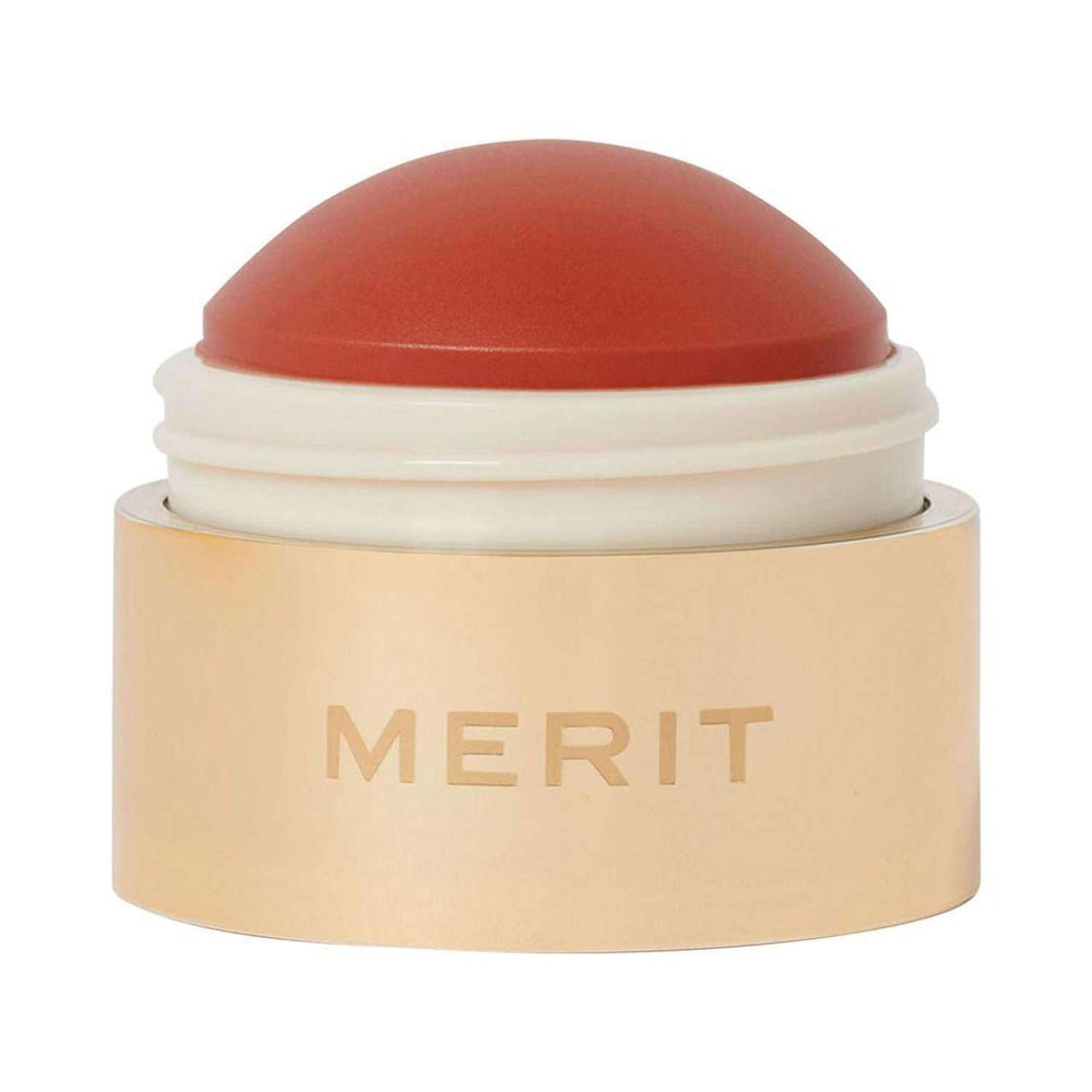 MERIT Flush Balm Cream Blush - 0.31 oz / 9 g (Persimmon (soft orange red), 0.31 oz / 9 g)