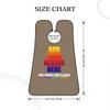 Personalized Custom Beard Bib Apron Design Your Photo Text Logo Beard Hair Catcher Non-Stick Beard Shave Capes for Trimming Shaving Brown Savana view 3