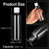 KUKLIPJIM 40 Pack 7 oz Plastic Bottles with Caps, Clear Flip Top Empty Bottles, Cosmetic Containers for Lotion and Shampoo, Travel-Friendly Bottles, BPA-Free for Liquids and Personal Care?200ml view 2