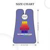 Custom Beard Apron for Men Personalized Gift with Name Image Picture Text Beard Shave Cape Customized Beard Trimming Catcher Bib for Bathroom Violet view 3