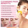 40 Count Koji Acid and Turmeric Cleansing Pads, Turmeric Kojic Acid Exfoliating Pads, Turmeric Kojic Pads, Natural Turmeric Face Cleansing Pads Cosmetic Spa sponges for Facial Cleansing, Makeup(40) view 3