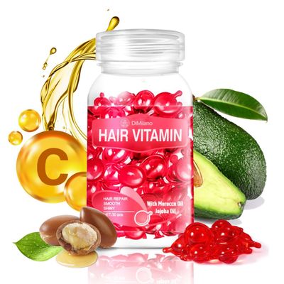 DiMilano Hair Treatment Serum - No Rinse with Argan, Macadamia, and Avocado Oils - Enhanced with Vitamins A, C, E, and Pro-Vitamin B5 - Universal Leave-In Formula Unisex