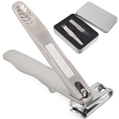 Ipetboom 1set Rotatable Nail Clipper Nail Trimmer for Fingernails Toenails Handle for Comfortable Manicure Use