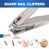Ipetboom 1set Rotatable Nail Clipper Nail Trimmer for Fingernails Toenails Handle for Comfortable Manicure Use view 2