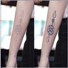 FYRHLH 5 Pcs Herbal Juice Temporary Tattoo Stickers Simulated Semi-Permanent Flower Arm Non-Reflective Tattoo Stickers, 12x19cm view 3