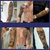 2 Pcs Juice Temporary Tattoo Sticker Herbal Semi-Permanent Waterproof Non-Reflective Simulation Tattoo Cherry Blossom Wave view 2