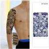 2 Pcs Juice Temporary Tattoo Sticker Herbal Semi-Permanent Waterproof Non-Reflective Simulation Tattoo Cherry Blossom Wave view 4