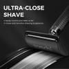 ZOMCHI Double Edge Safety Razor with Razor Stand, [New Version 2.0 ] Mens Metal Razor with 10 Safety Razor Blades for Men & Women - Matte Black view 3