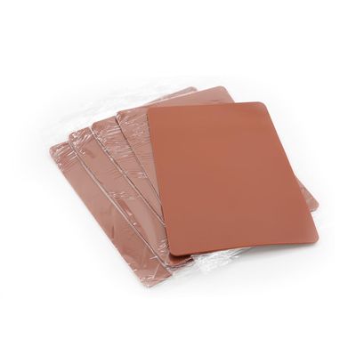 EH Tattoo Practice Skin 5Pcs 8" x 12" Large Size Blank Silicone Double Sides Reelskin Fake Skins Soft Practicing Thick 3mm for Beginners Artists (Dark, 8"*12")