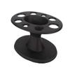 Ejoyous Hair Brush Holder, Plastic Round Comb Hair Accessory Organizer Display Rack Hair Styling Brush Stand Shelf Accessories for Salon Home (Black) (Black) view 1