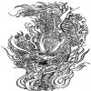 FYRHLH 2 Pcs Full Arm Herbal Juice Temporary Tattoo Sticker Chest Large Dragon Tattoo Sticker Waterproof Long-Lasting Non-Reflective, 19x33cm view 1