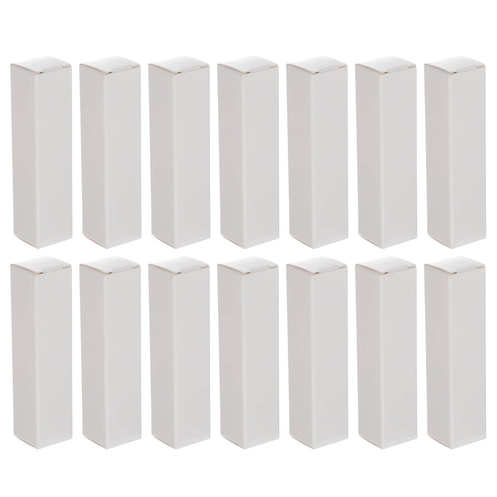 Alipis Diy Wrapping Box 50pcs Kraft Boxes for Lipstick Essential Oil Makeup Sample