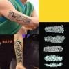 2 Pcs Cursive Temporary Tattoo Stickers For Men Waterproof Long-Lasting Arm Chest Juice Semi-Permanent Simulation Tattoo view 2