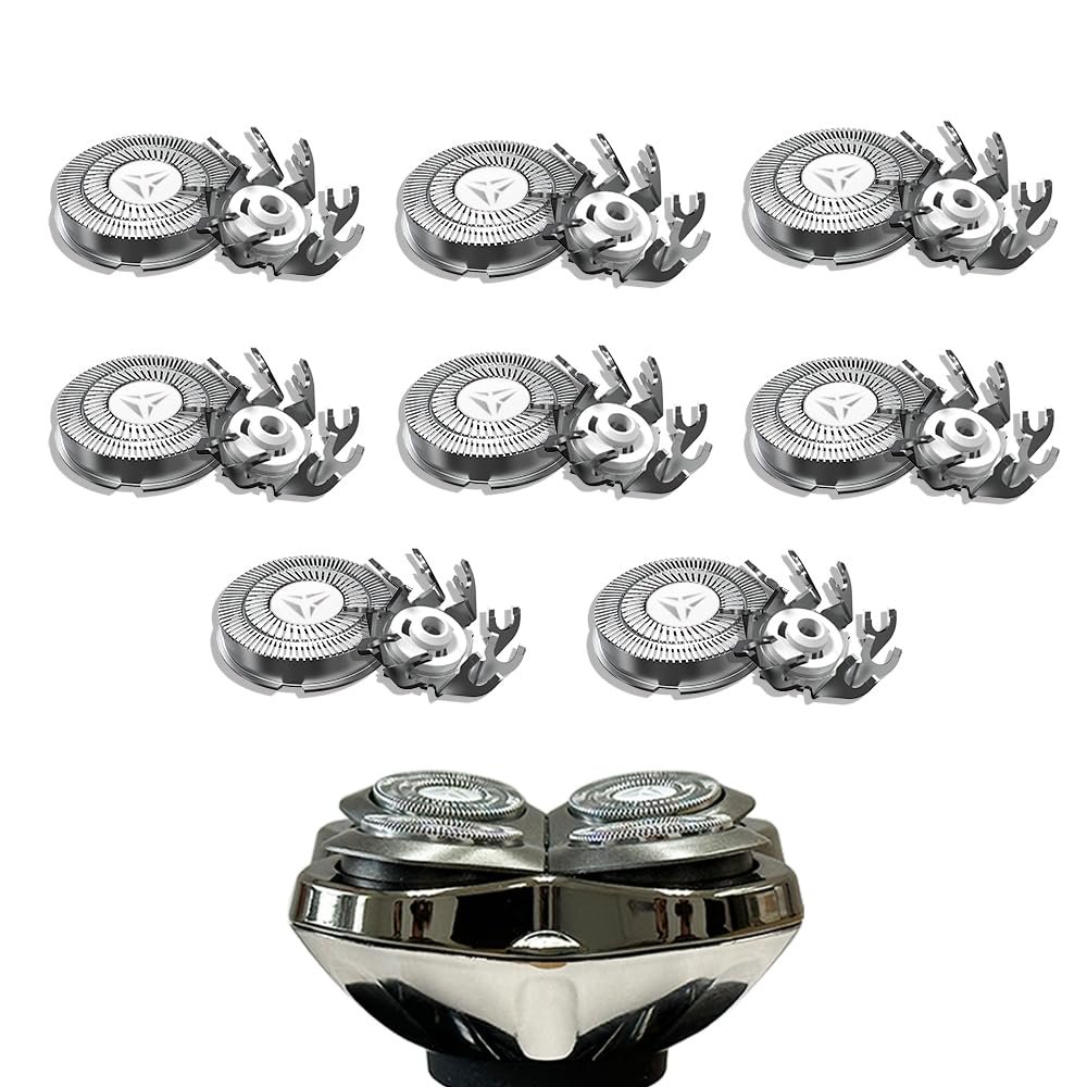 Shaver Replacement Blades for Skull Shaver Pitbull Replacement Blade,Replacement Heads for Pitbull Gold/Silver/Platinum Pro Shaver (8 Blades)