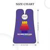 Custom Beard Apron for Men Personalized Gift with Name Image Picture Text Beard Shave Cape Customized Beard Trimming Catcher Bib for Bathroom Lilac view 3