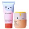 Kids Happy Morning DUO: Clean & Vegan Skin Care for Kids Bundle | Skin Care Cloud Face Wash + SPF 20 Mineral Face Cream | Non-Toxic | Non-Comedogenic | Fun | Easy-to-Use Skincare view 1
