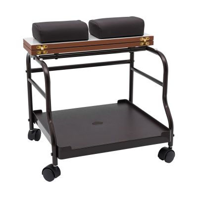 Beauty Salon Nail Or Foot Bath Spa Portable Trolley, Cart for Foot Rest Pedicure Manicure Furniture Massage Table Salon Supplies, Footrest Stand