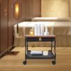 Beauty Salon Nail Or Foot Bath Spa Portable Trolley, Cart for Foot Rest Pedicure Manicure Furniture Massage Table Salon Supplies, Footrest Stand view 3