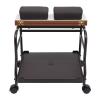 Beauty Salon Nail Or Foot Bath Spa Portable Trolley, Cart for Foot Rest Pedicure Manicure Furniture Massage Table Salon Supplies, Footrest Stand view 4