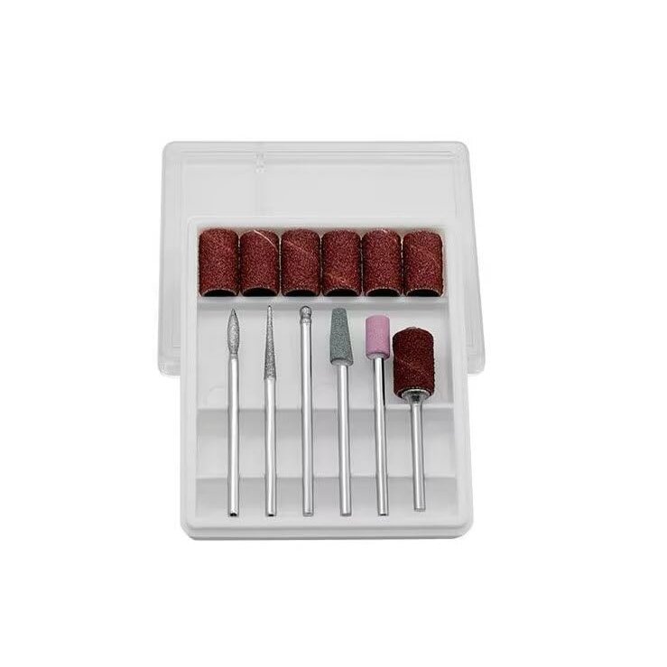 12Pcs/Set Nail Drill Bits Set Professional Bits Manicure Products Files Nails Accessories and Tools Cutters for Pedicure