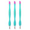 IVON 3pcs Cuticle Trimmer Pusher, Rubber Tip Soft on Nail Bed view 1