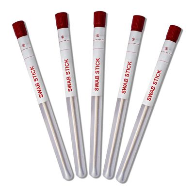 NinthAvenue Basics Saini_MEDICOS Wooden Sterilized Swab Sticks in Plastic Tubes(Pack of 500)