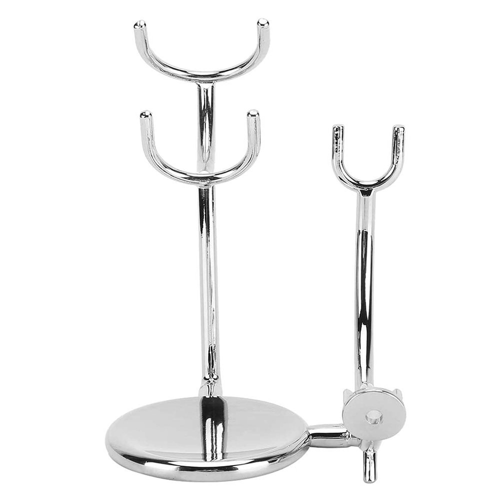 QANYEGN Shaving Brush Soap Bowl Stand, Shaver Stand, Manual Brush Stand with Electroplating Metal for Men Boyfriend Husband