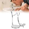 QANYEGN Shaving Brush Soap Bowl Stand, Shaver Stand, Manual Brush Stand with Electroplating Metal for Men Boyfriend Husband view 2
