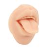 3D Simulation Silicone Tongue Mouth Model, Soft Reusable Practice Tool for Beginners, Tongue Piercing Jewelry Display, Silicone Tongue Study Body Practice Accessories view 2