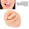 3D Simulation Silicone Tongue Mouth Model, Soft Reusable Practice Tool for Beginners, Tongue Piercing Jewelry Display, Silicone Tongue Study Body Practice Accessories view 4