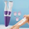 Dioche Bikini Trimmer 2 in 1 Portable Hair Removal Safe with 3pcs Trim Combs for Women view 3