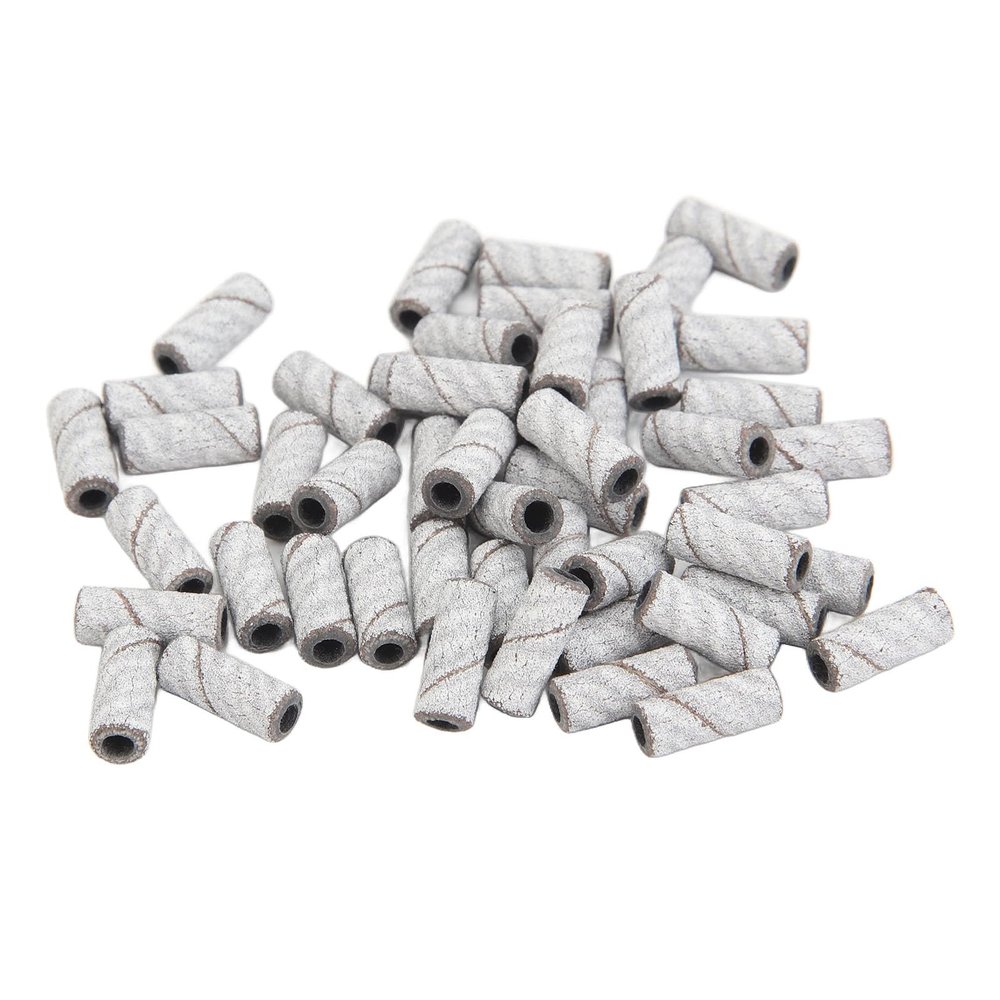 100pcs Nail Art Sanding Bands, 240 Grit Manicure Polishing Grinding Bands, Nail Care Sanding Bands for Nail Drill