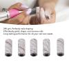 100pcs Nail Art Sanding Bands, 240 Grit Manicure Polishing Grinding Bands, Nail Care Sanding Bands for Nail Drill view 2