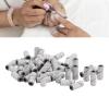 100pcs Nail Art Sanding Bands, 240 Grit Manicure Polishing Grinding Bands, Nail Care Sanding Bands for Nail Drill view 4