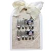 French Cat Eye Handmade Wearing Armor with Explosive Flash Bow Knot, Detachable Phototherapy Nail Enhancement (Size : S) view 1