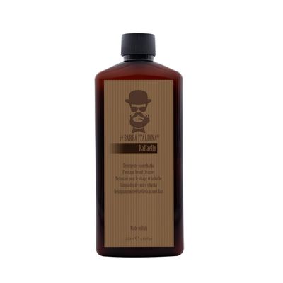 Barba Italiana Raffaello Face and Beard Cleanser for Men 250ml/8.45flOz - Gentle Purifying Formula