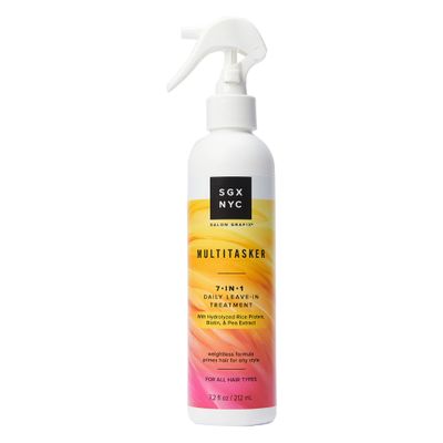 SGX NYC The Multitasker Daily Leave-In Treatment - Heat Protection Spray for Hair - Leave In Conditioner Spray with Biotin - 7.2 oz