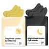 Under Eye Patches for Puffy Eyes and Dark Circles | Infused Gel Mask Patches for Dark Circle Undereye Support of Bags & Puffiness | Ideal for Bridesmaid Gifts & Bachelorette Party | Day and Night view 1