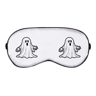 Azeeda 'Scary Ghost' Sleep/Travel Eye Mask (EY00021724)