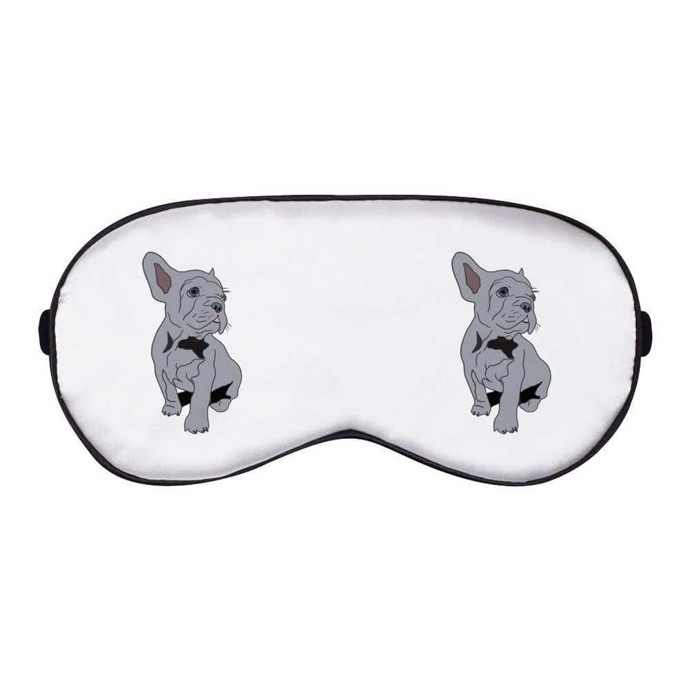 Azeeda 'Grey French Bulldog Puppy' Sleep/Travel Eye Mask (EY00023264)
