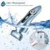 Electric Razors for Women for Legs Bikini Trimmer Electric Shaver for Women Underarm Public Hairs Rechargeable Womens Shaver Wet Dry Use Painless Cordless with Detachable Head (Blue) view 3