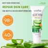 BLMBAY 3 PCS Aloe Vera Gel Smoothing After Sun Deeply Hydrating Nourishing Skin Care, for Face Body and Hair - Sunburn, Redness and Itchy Skin Relief 1.41 Fl Oz view 4