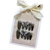 ZIIVIEVS Handmade Wearing Armor with Metal Butterfly Wings, Long and Personalized, Elegant Style, Detachable Fake Nails (Size : L) view 1