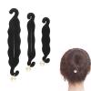 3Pcs Pearl Magic Twist Bun Maker, Lazy Hair Curler Bun Clips Foam Sponge Donut Maker Ponytail Bun Maker Meatball Head Clip Hairstyle Styling Tool Accessories for Women view 1