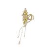 WYSJYBHJ Pearl Flower Tassel Hair Clips Metal Tassel Hair Clips Claw Hair Clip Accessories Flower Claw Clips For Thick Hair. view 1