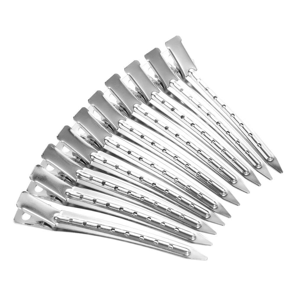 10Pcs Salon Stainless Hair Clips Hairdressing Hairpins, Metal Hairpins DIY Barrettes Headwear Accessories