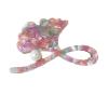 10 * 5cm advanced light luxury niche apricot leaf hairpin hairpin female shark hairpin (Color : 1WhiteYellow) view 3