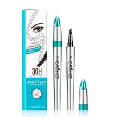 2024 New Magic Eyebrow Pencil - 3D Waterproof Microblading Eyebrow Pencil Contouring Pen for Perfect Eyebrow Color. Natural Fine Stroke Microblading Eyebrow Pencil with 4 Precise (A03-Red brown)