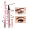 2024 New Magic Eyebrow Pencil - 3D Waterproof Microblading Eyebrow Pencil Contouring Pen for Perfect Eyebrow Color. Natural Fine Stroke Microblading Eyebrow Pencil with 4 Precise (B03- Gray) view 2